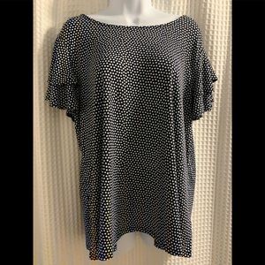 Adriana Papell ruffles sleeve top